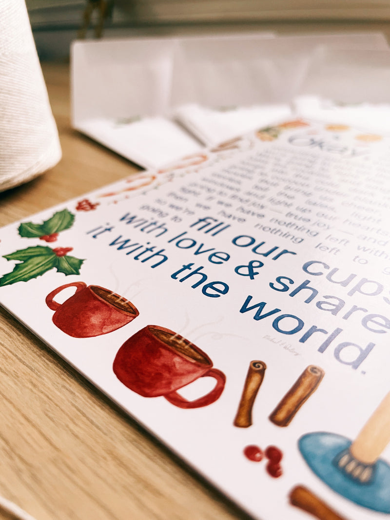 Fill Our Cups — Holiday Card