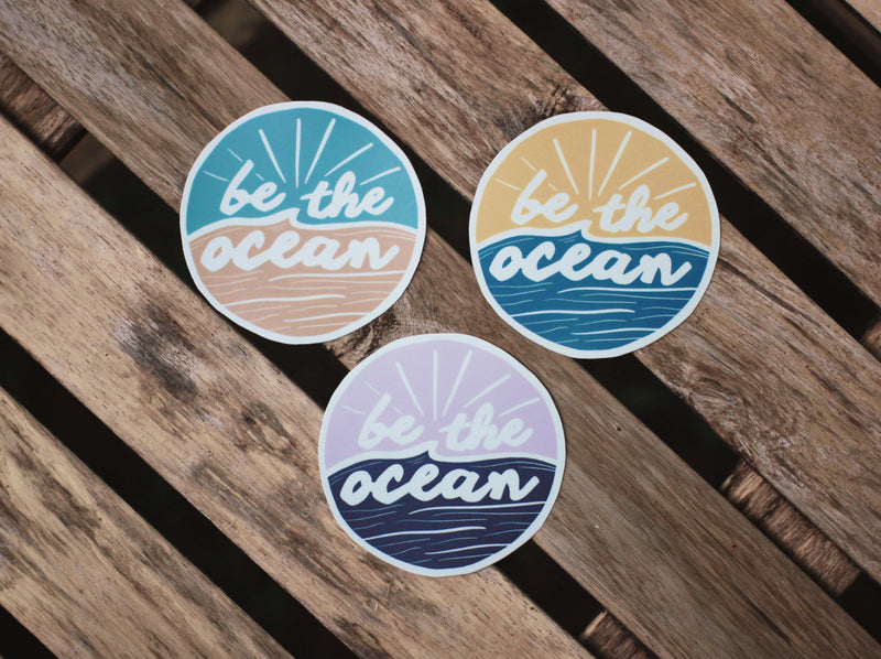 Be The Ocean Stickers