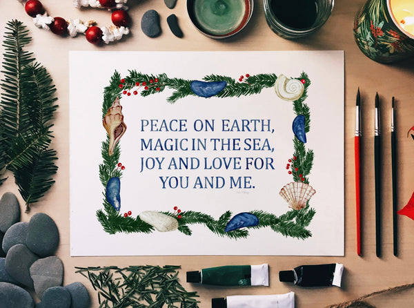 Magic In The Sea – Holiday Print